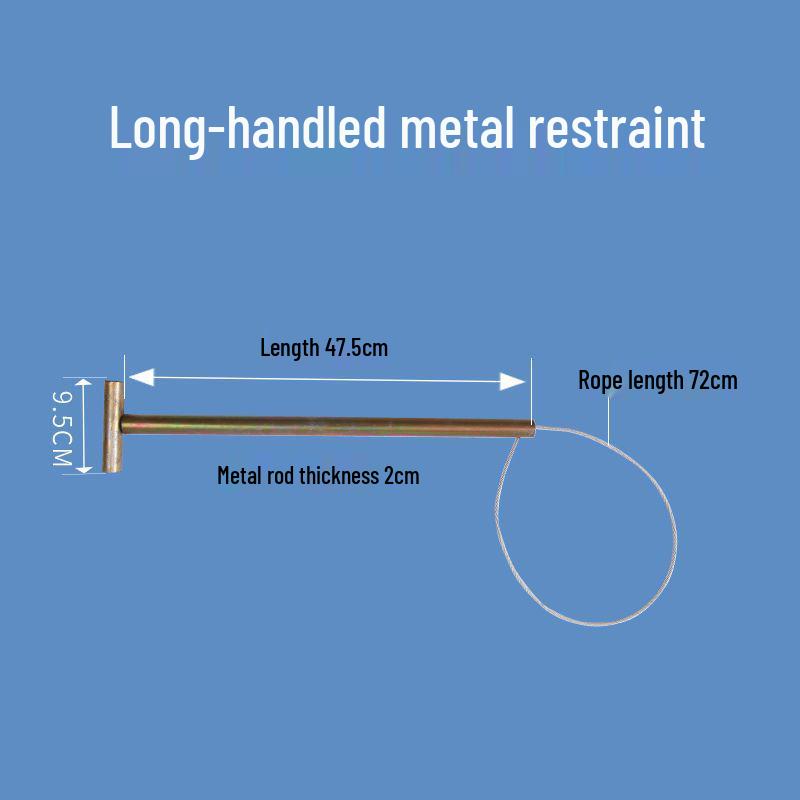 Stainless Steel Long/Short Handle Pig Snare for Veterinary Use
