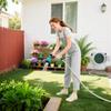 Wall-Mounted Watering Hose Reel 30 m x Ø 15 mm Automatic Retractable Water Hose Reel Automatic Grey