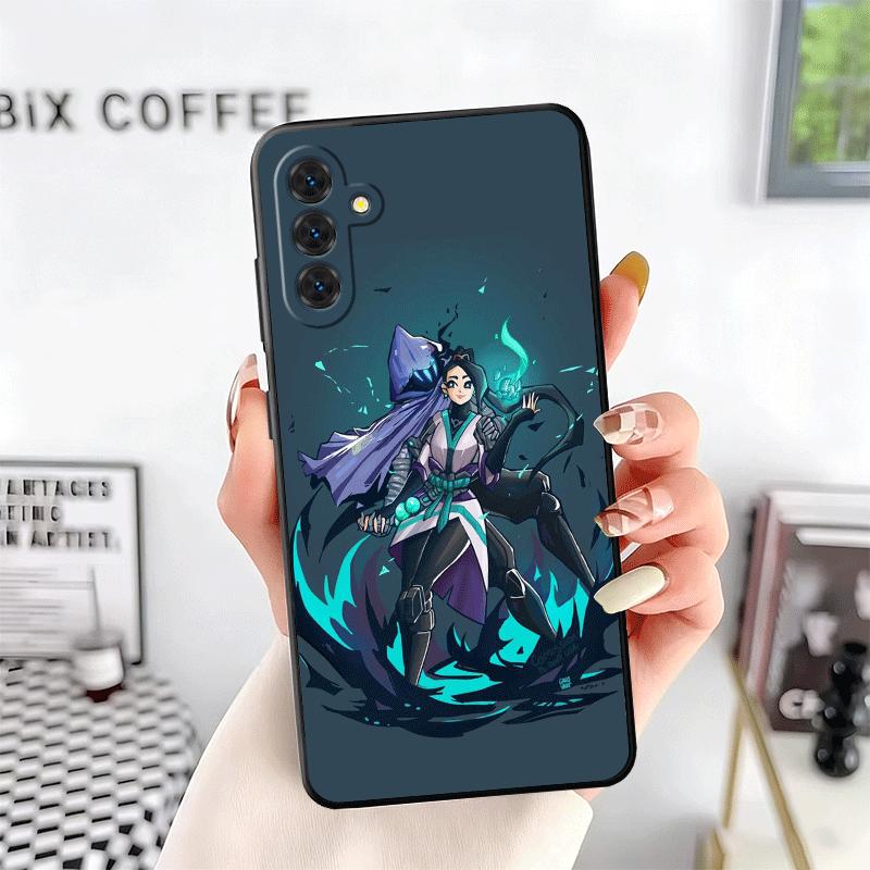 

V-Valorant Sage Soft Phone Case for Samsung A17 A37 A57 A16 A26 A36 A56 A15 A25 A35 A55 A14 A24 A34 A54 A13 A23 A33 A53 A52 A12 Samsung A36