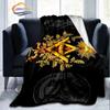 Print Freemasonry Flannel Blanket Masonic Air Conditioning Sofa  Portable Travel Camping   Suitable for All Season