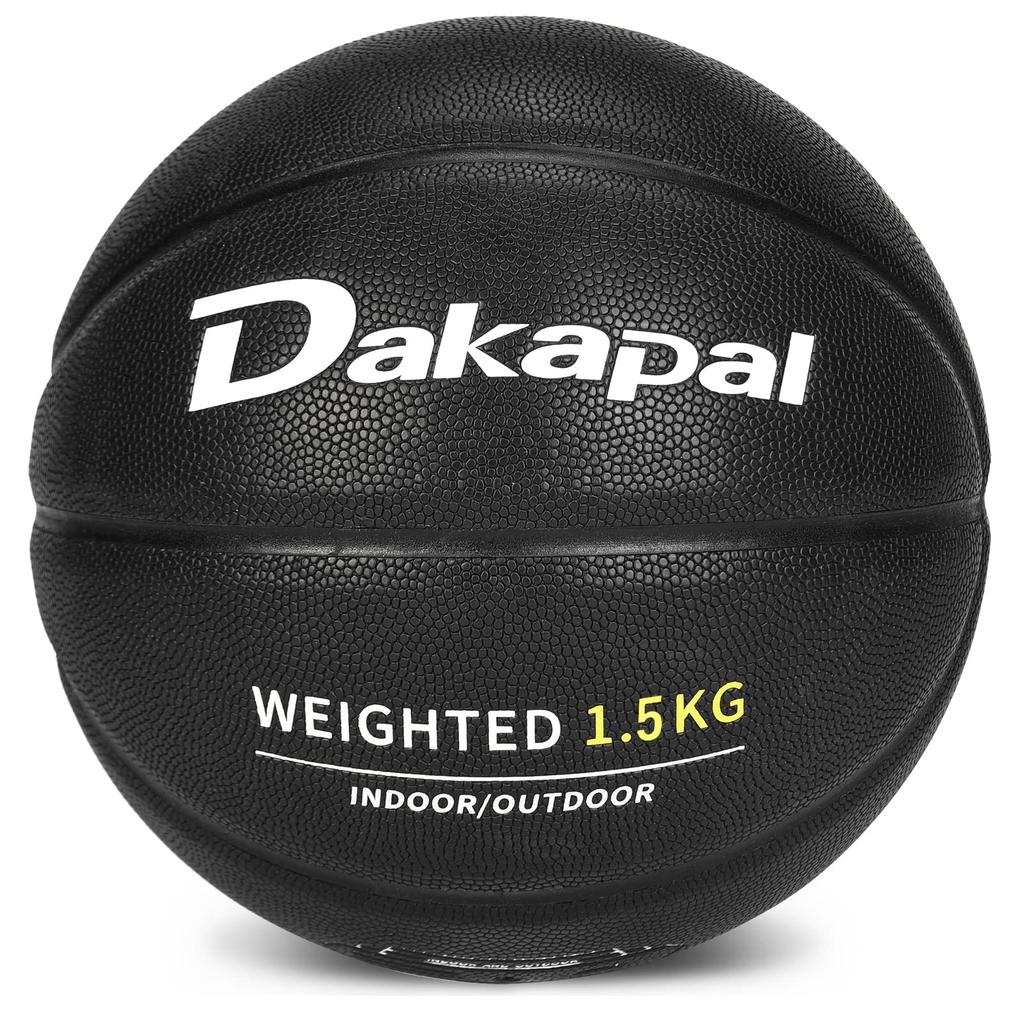 Dakapal Basketball, Size 7, 1.5KG, Heavy Training Ball, for Weight Control Training