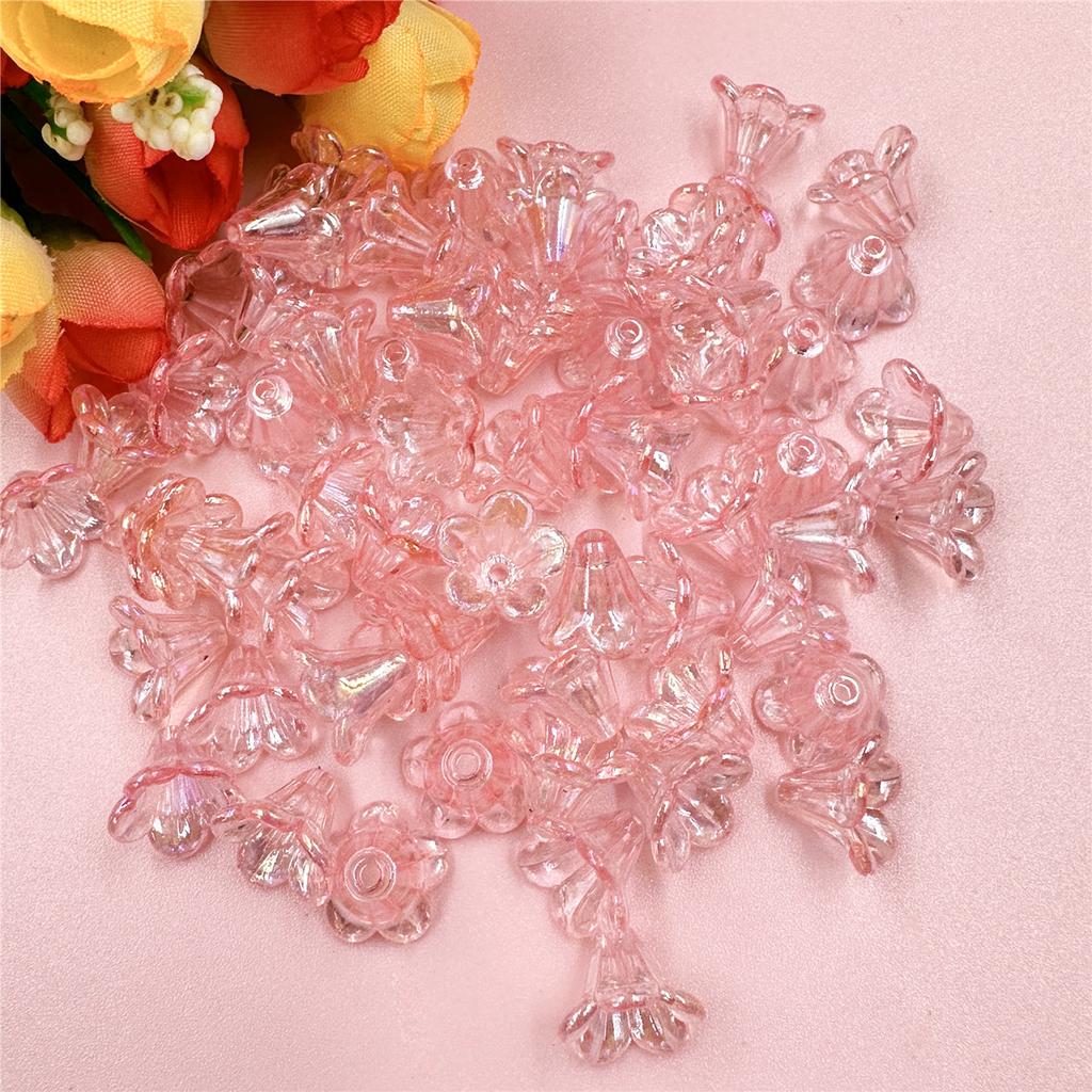 Necklace Morning Glory Bracelets 200PCS 12*11.5mm DIY Jewelry Accessories Acrylic Loose Beads Earrings Jewelry Making  beads