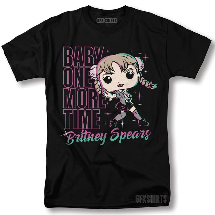 Футболка Бритни Спирс Funko Мерч с концертов Oops 2000-е Графический дизайн Футболка Унисекс Футболка S