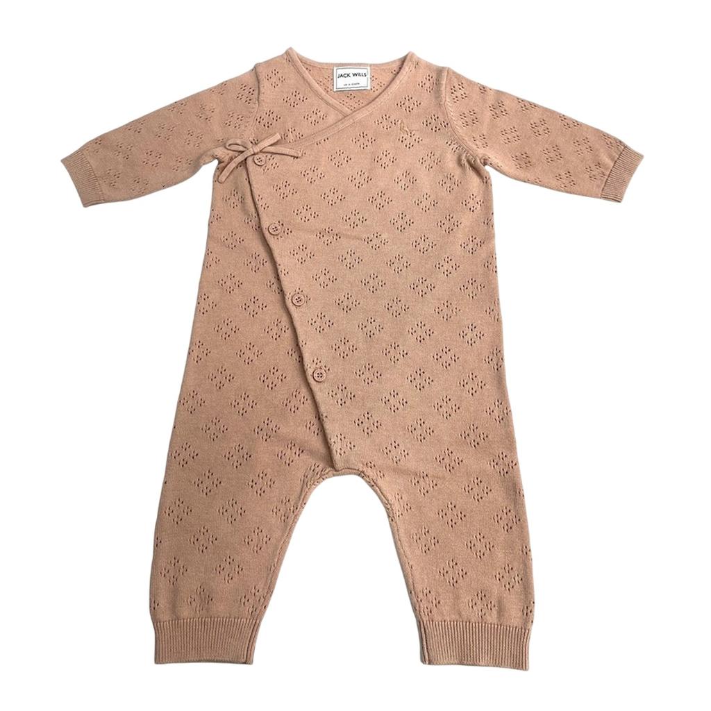 Jack Wills Baby Pointelle Breathable Romper