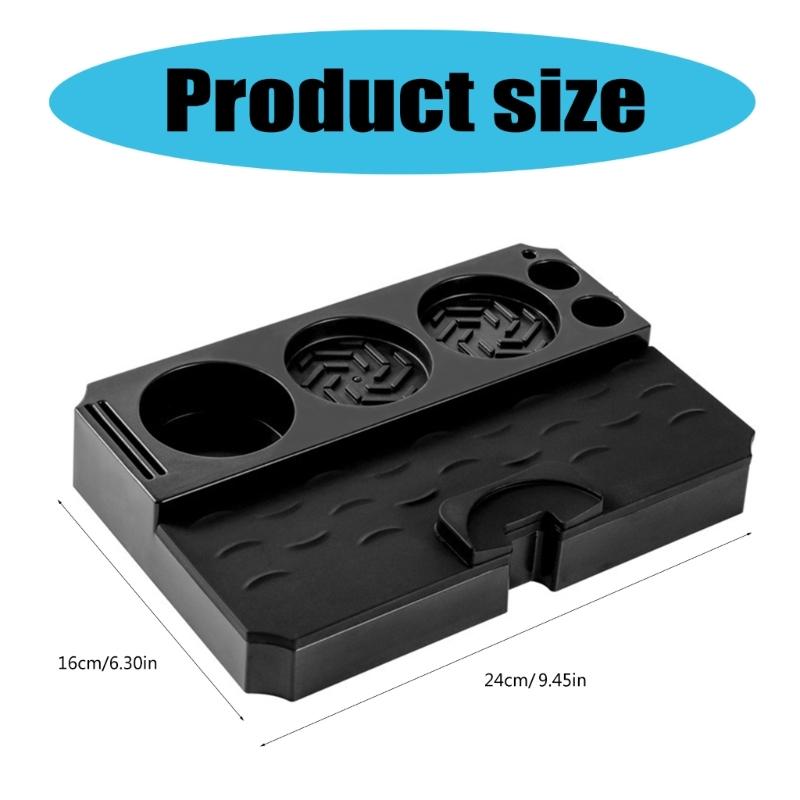Coffee Tamper Station Plastic Coffee Tool Holder Coffee Tamper Station ABS Texture Present for Coffee Enthusiasts