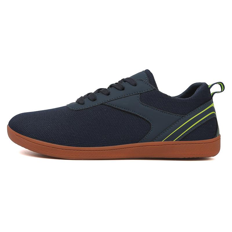 New wide last shoes men's and women's comfortable walking shoes zero drop flying woven flat foot sports shoes casual shoes barefoot