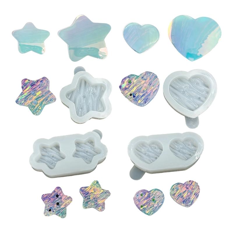 DIY Resin Project Silicone Molds, Purpose-Specific Crafting Components for Starting and Carrying Out Hands-On Resin Work