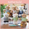 Cute And Charming Teddy Bear Keychain Plush Toy Soft And Cozy Bag Decoration