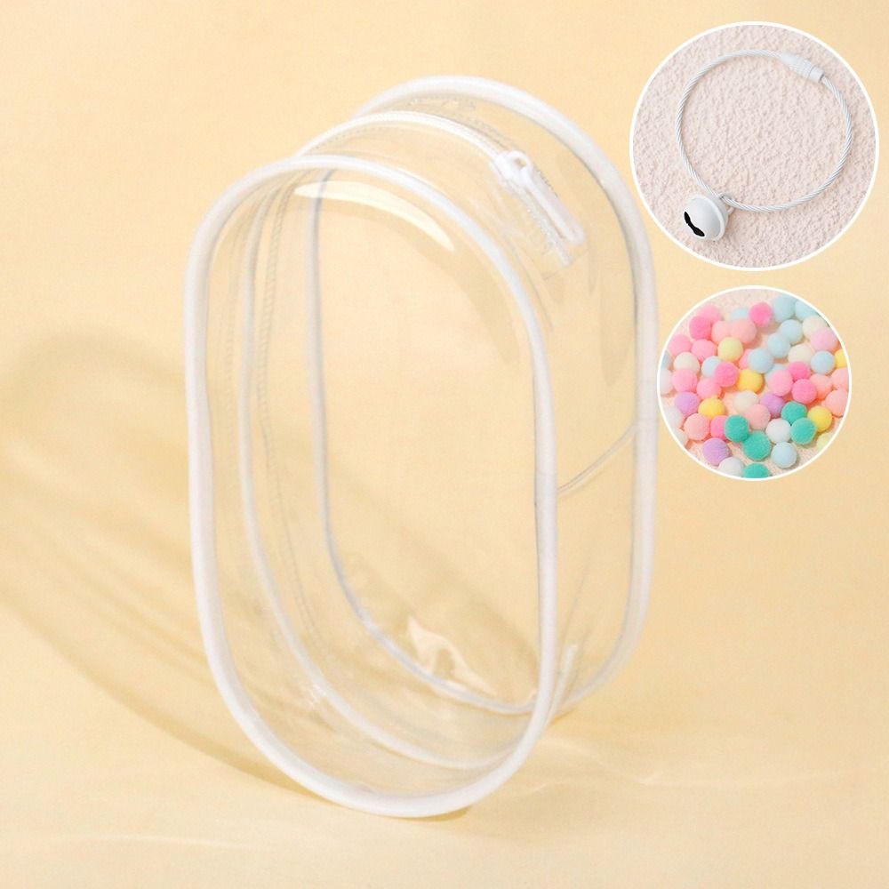 Hairball Doll Storage Pouch With Bell Keychain Outdoor Doll Display Bag  Doll Accessories