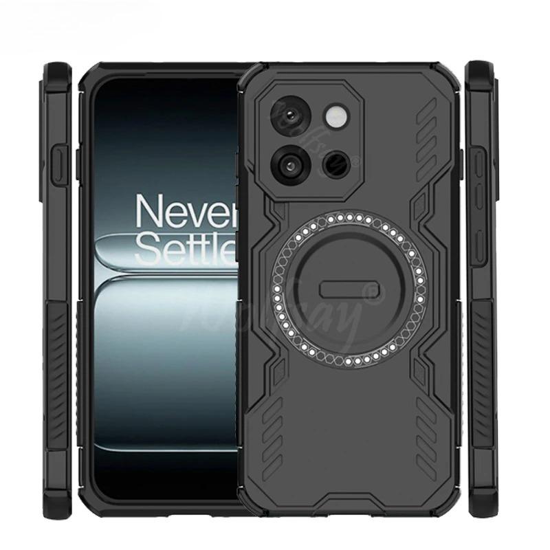 Shockproof Armor Case For OnePlus 13S Magnetic Adsorption Wireless Charge Cover OnePlus 13S Case For OnePlus 13S Case 6.32 inch