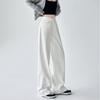 High Waist Wide Leg Denim Pants Women's Spring 2025 New Style Slimming Drapey Loose Floor-Length Narrow Straight Cut Trousers