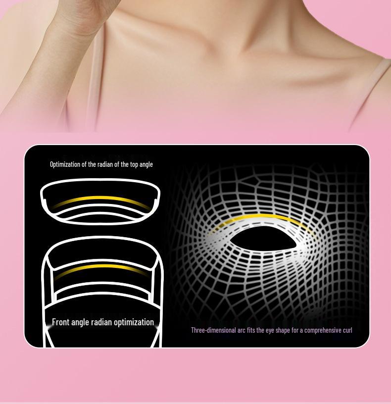 Neweyecurl Rechargeable Electric Heated Eyelash Curler for Women with Long-Lasting Wide-Angle Setting