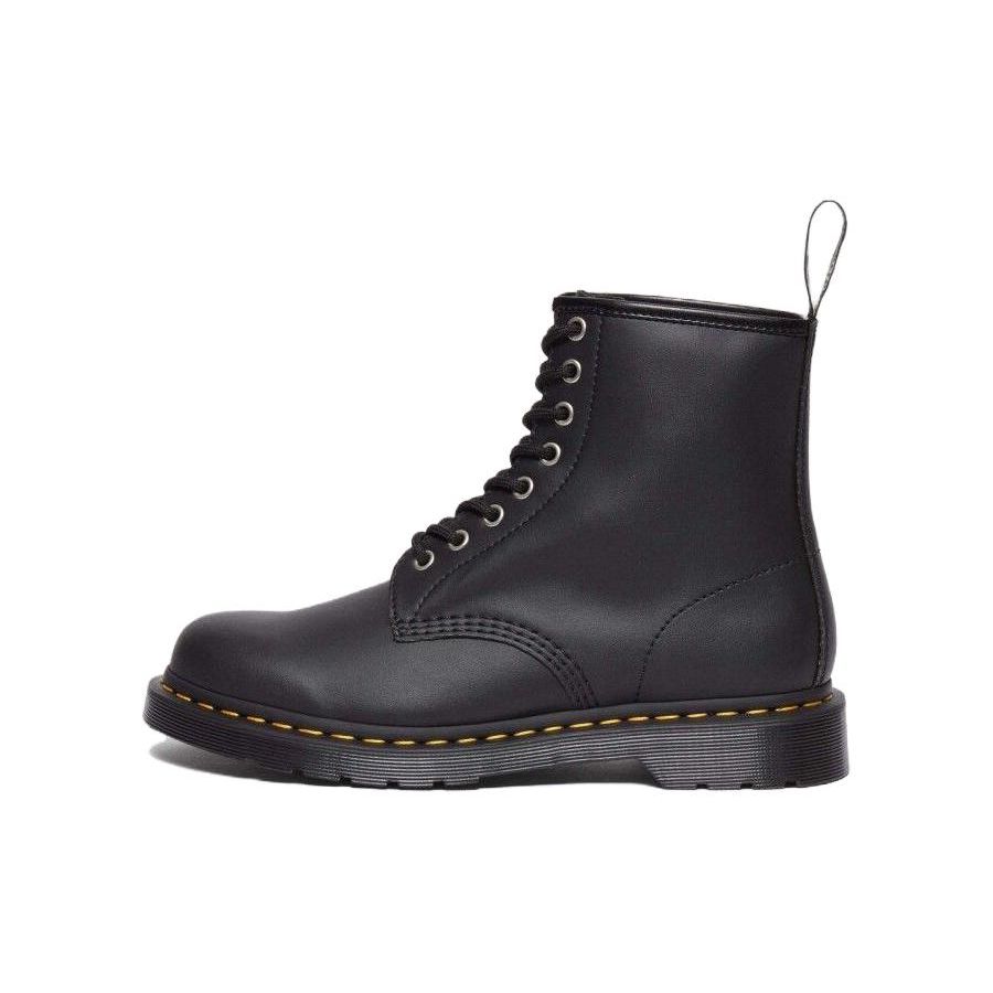 Dr. Martens Leather Fashion Lace-Up Comfortable Short Boots Unisex Boots Black 31808001
