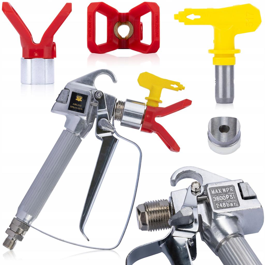 Rosfix Malířská sada Tornado RT1 UltraSpray 1800W – Agregát, Pistole, Hadice 8m | Trysky 215 a 517 | Čisticí sada 17v1