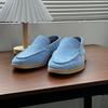 Sommer Slipper Doudou Britische Business- und Freizeit Ein-Pedal Lederschuhe atmungsaktiv Jugend formell Herrenschuhe 8253-H