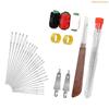 K1AE Professional Sewing Tool Set 37PCS Stable Sewing Threader