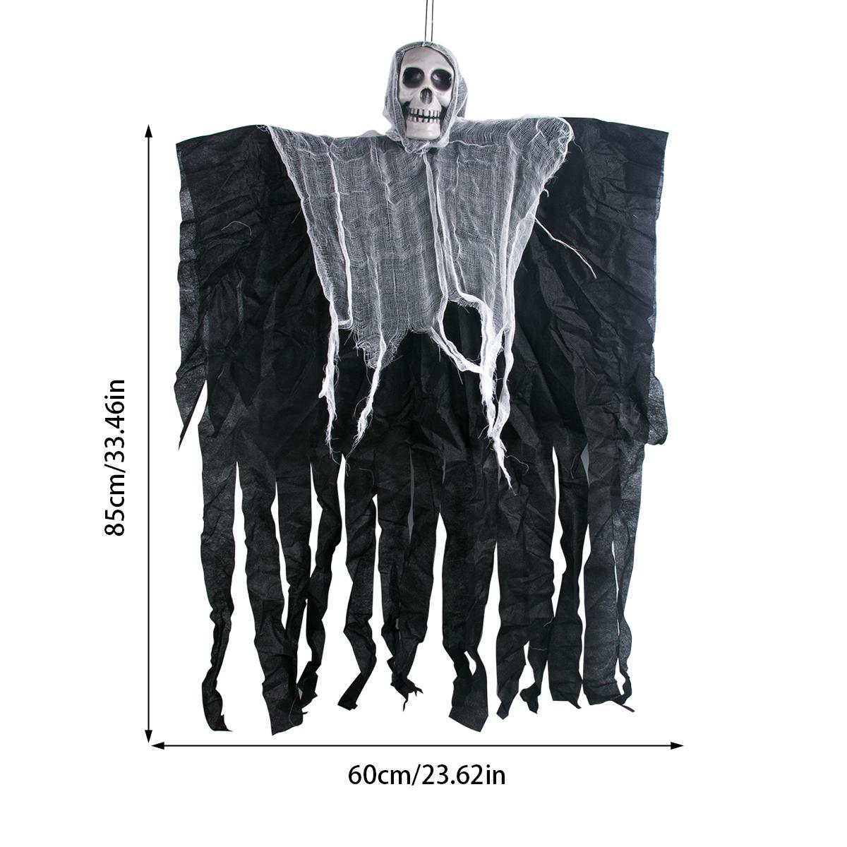 

2025 Halloween Hanging Skull Ghost Haunted House Decorations Horror Props Halloween Party Indoor Outdoor Home Door Bar Decor