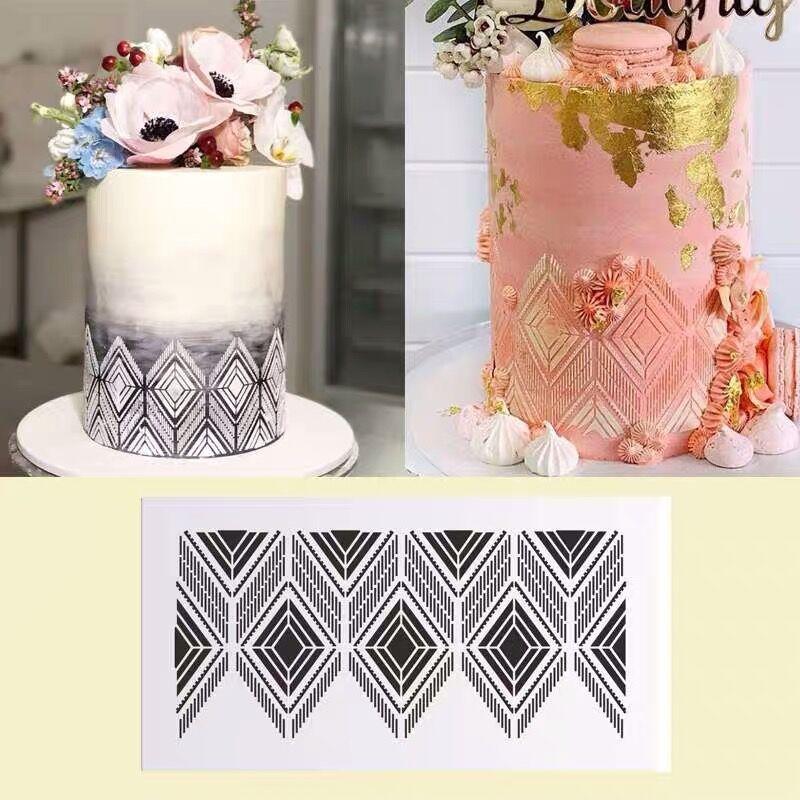 Diy Style Plastique Sucre Tamis Moule Fondant Impression Pochoir Hollow Wedding Cake Stencil Bord Decor Acheter A Prix Bas Livraison Gratuite Avis Reels Avec Des Photos Joom