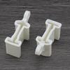 8Pcs Plastic Flexible Bendable Curtain Track End Stops Replacement Curtain Track Fittings End Caps for Smooth Operation
