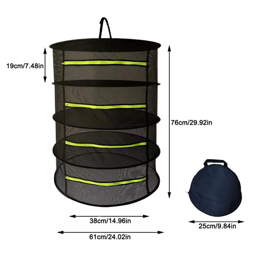 Layer Herb Drying Net Convenient Hanging Hole And Foldable Drying Net For Net For Herbs Drying Rack