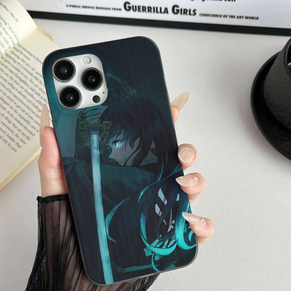 

Muichiro Tokito Demon Slayer Phone Case For IPhone 17 16 15 14 Plus 11 12 13 Pro Max Shockproof Protection Soft Back Cover iPhone 16 pro