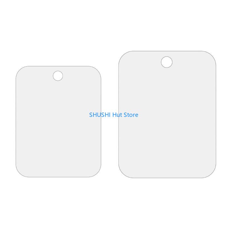 Acrylic Shower Shave Mirror Portable Hangable Shaving Mirror Wall Hanging D57B