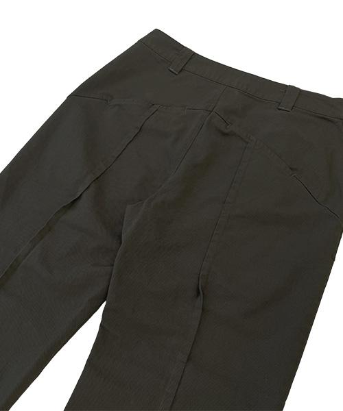 THE COLDEST MOMENT Tcm Stitch Pants (Khaki Brown)