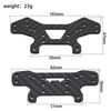 Carbon Fiber Shock Tower Plate for MJX Hyper Go 10303 10304 – Front & Rear Suspension Upgrade for 1/16 RC Car