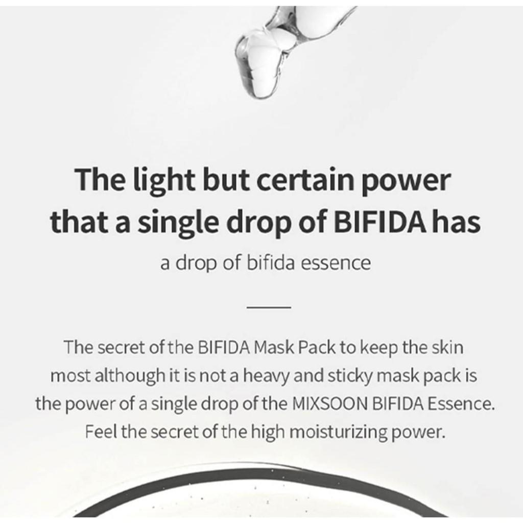 MIXSOON Bifida Sheet Mask Pack (1 Sheet)