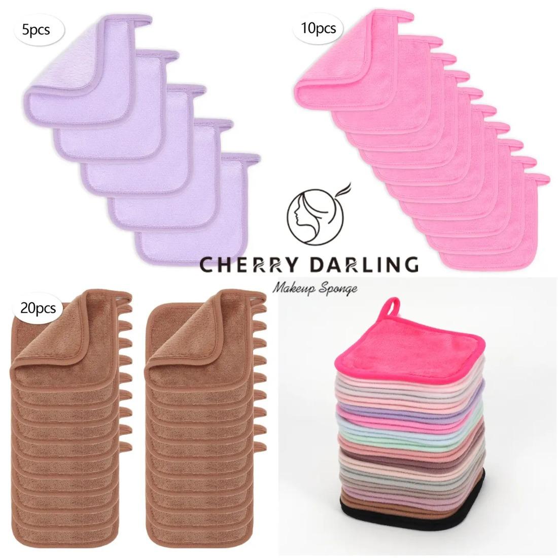 

5Pcs Random Reusable Washable Makeup Remover Pads, Hypoallergenic Facial Cleansing Pads for Women