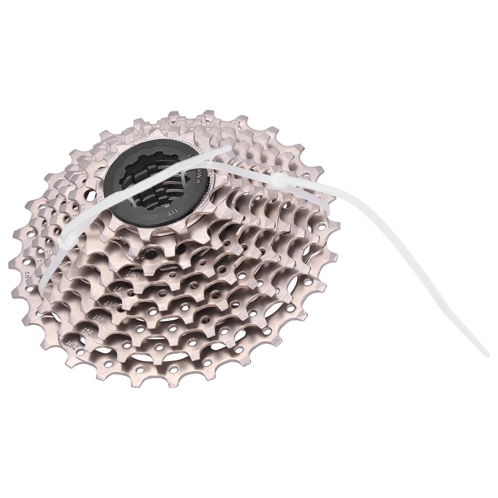 BOLANY Road Bike 9 Speed Freewheel Bicycle 11‑28T Cassette Flywheel Replacement Silver