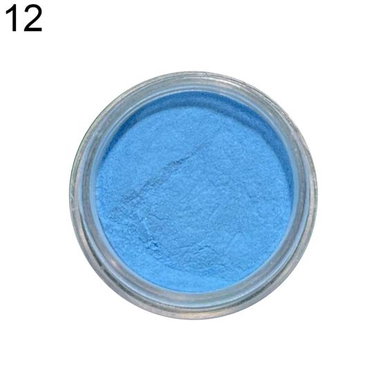 2g Mirror Effect Luminous Nail Powder Fluorescent Glitters Manicure Pigment