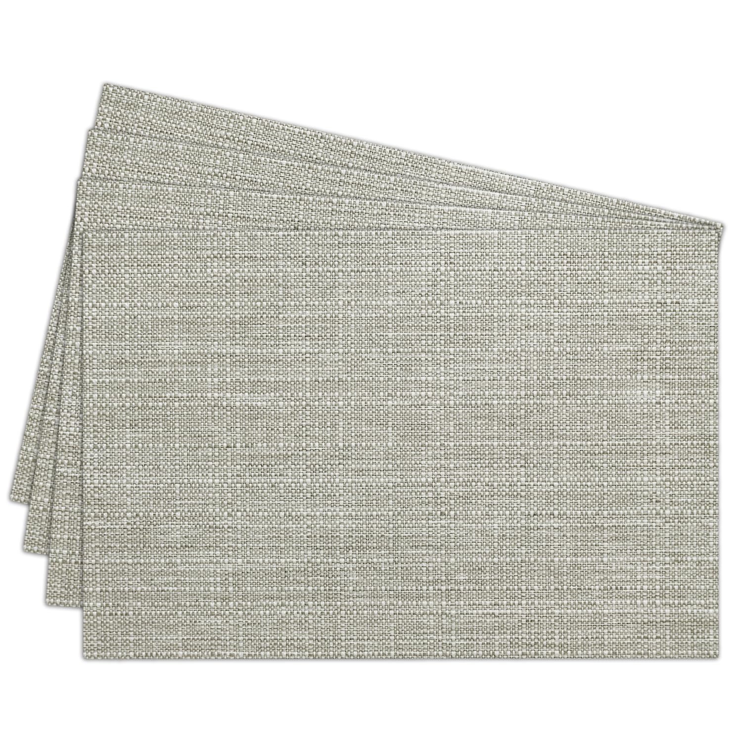 Cotton Linen Waterproof Placemats Set of 4, Baby & Kids Dining Mat Truck Table Mats for Kitchen Dinner Table, Washable Wipeable Place Mat Set of 4