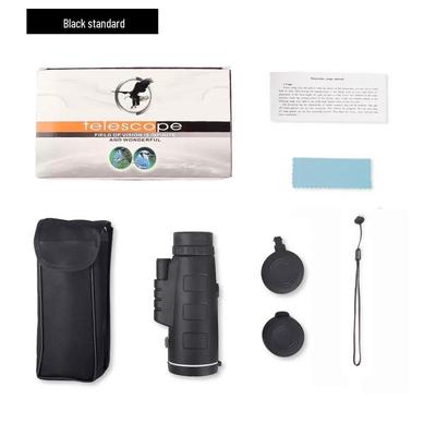 Telescopio Monoculare da Esterno HD 40x60 con Visione Notturna e Grandangolo per Fotografia Mobile