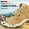 Men's Safety Shoes Insulated Working Shoes with Protection Waterproof Breathable Steel Toe Sneakers Anti Wear-resistant Static