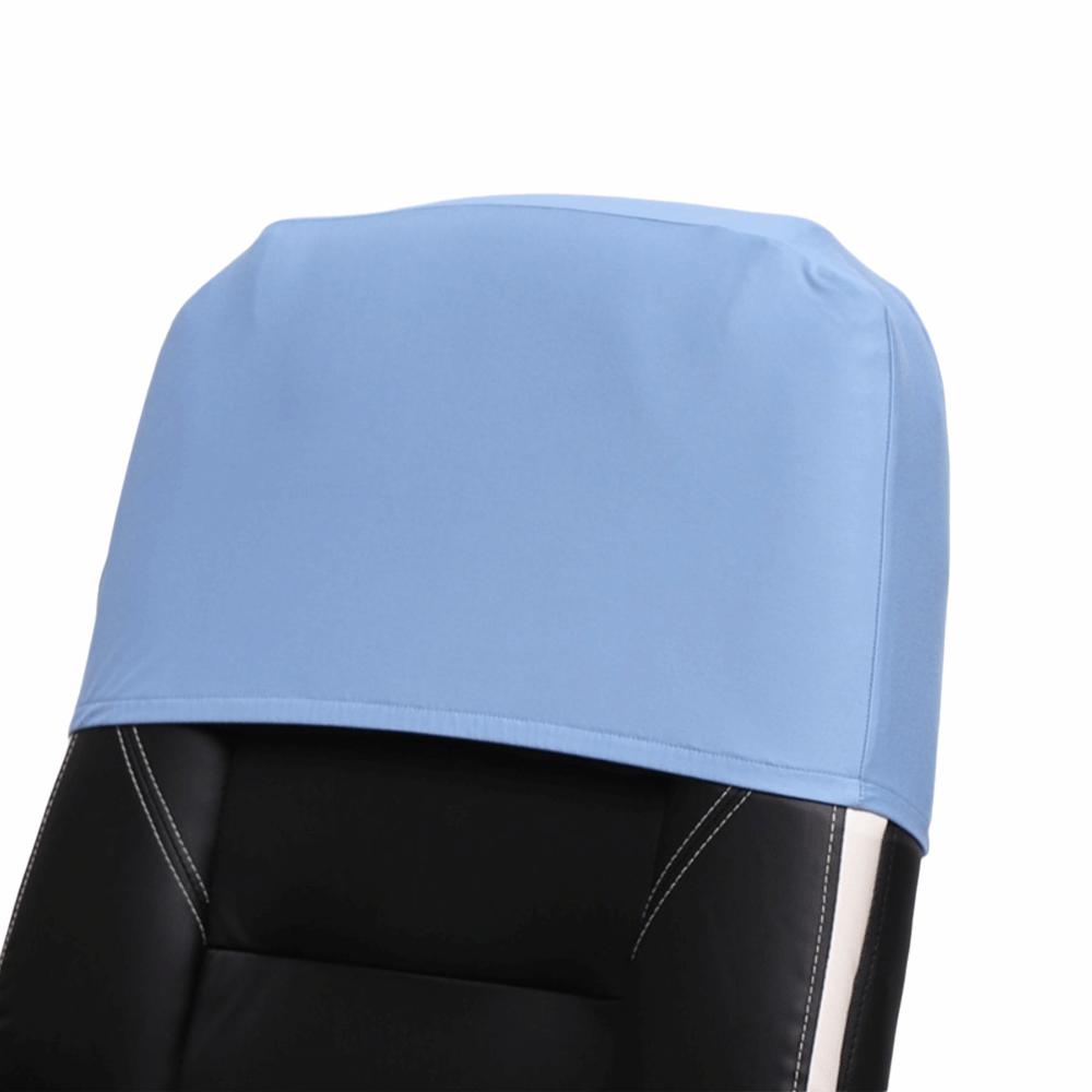 

Elastic Elastic Office Chair Cover Dustproof Back Protection Swivel Chair Head Pillowcase Solid Color Dust-Proof Cover джинсовий синього кольору