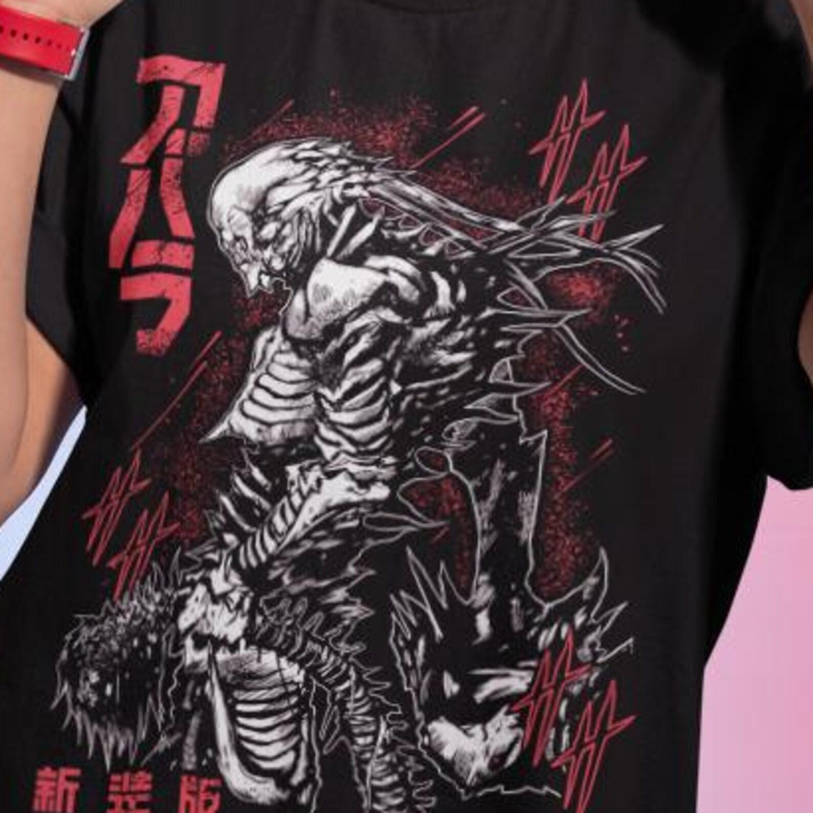 Anime Manga Illustration T-Shirt | Anime Art TeeAbara 3XL