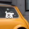 New line dog car stickers, vehicle couplets, triangular window car stickers, window stickers, creative decoration