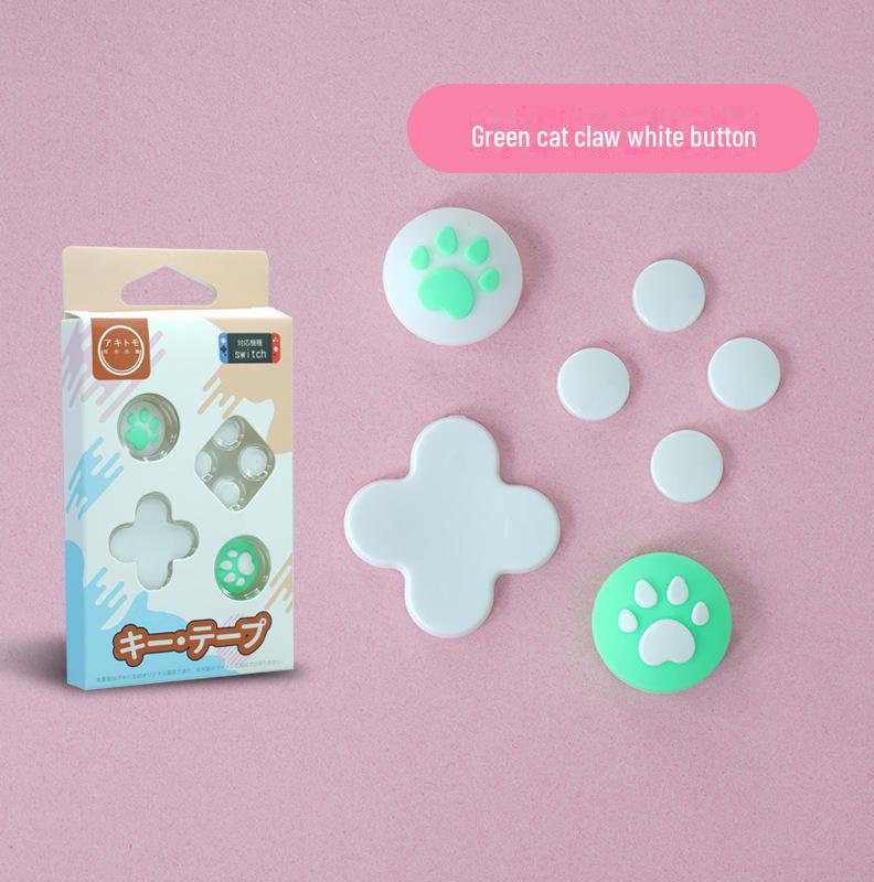 Ajitomo Cat Claw Joy-Con Button Stickers for Nintendo Switch