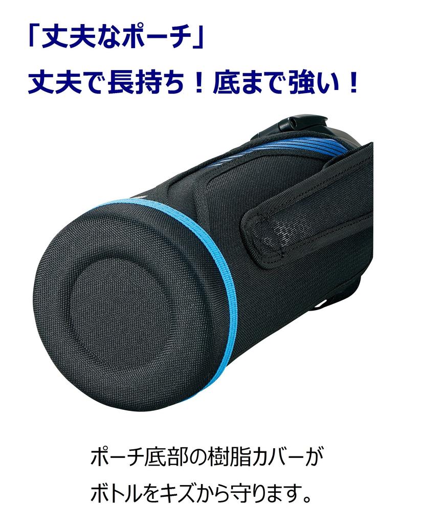 Zojirushi Sports Type Stainless Steel Cool Bottle Blue Black (ZOJIRUSHI) Direct-Drink 1.0L SD-FA10-BB