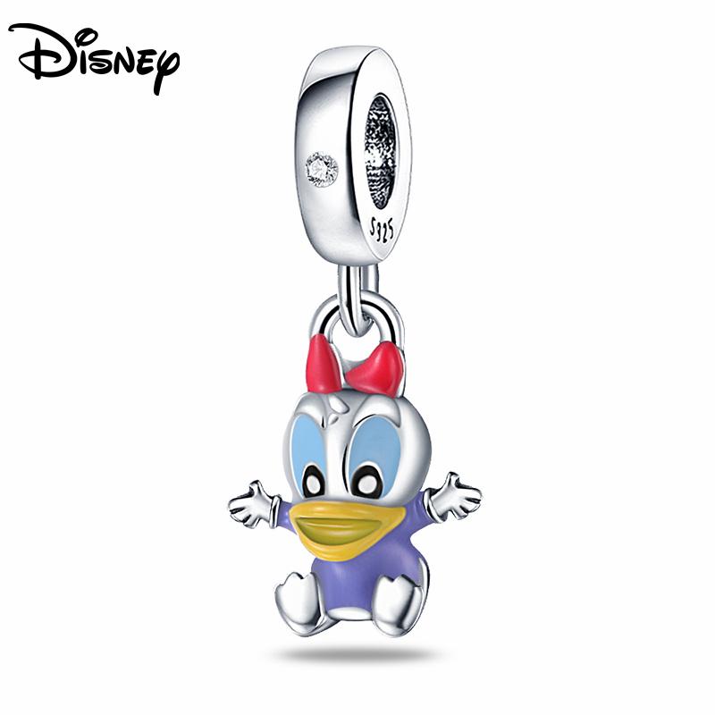 925 Silver Disney Mickey Zootopia Boutique Charm Pendant Fit For Necklace Original Bracelet DIY Fine Festival Women's Party Gift