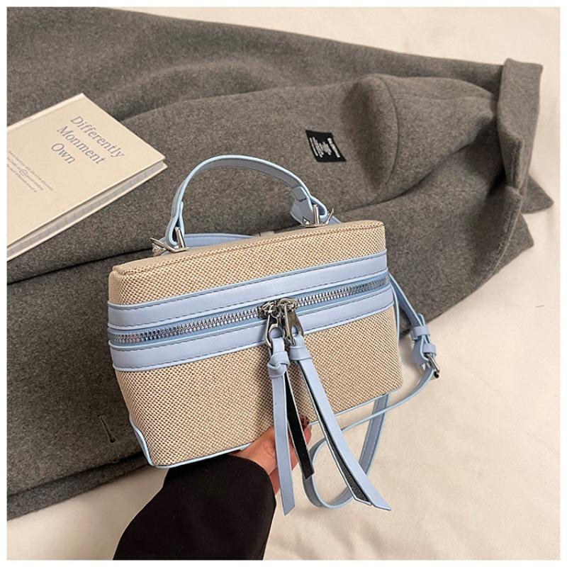 New niche design box, small square bag, storage bag, contrasting colors, trendy fashion, portable shoulder messenger bag, women