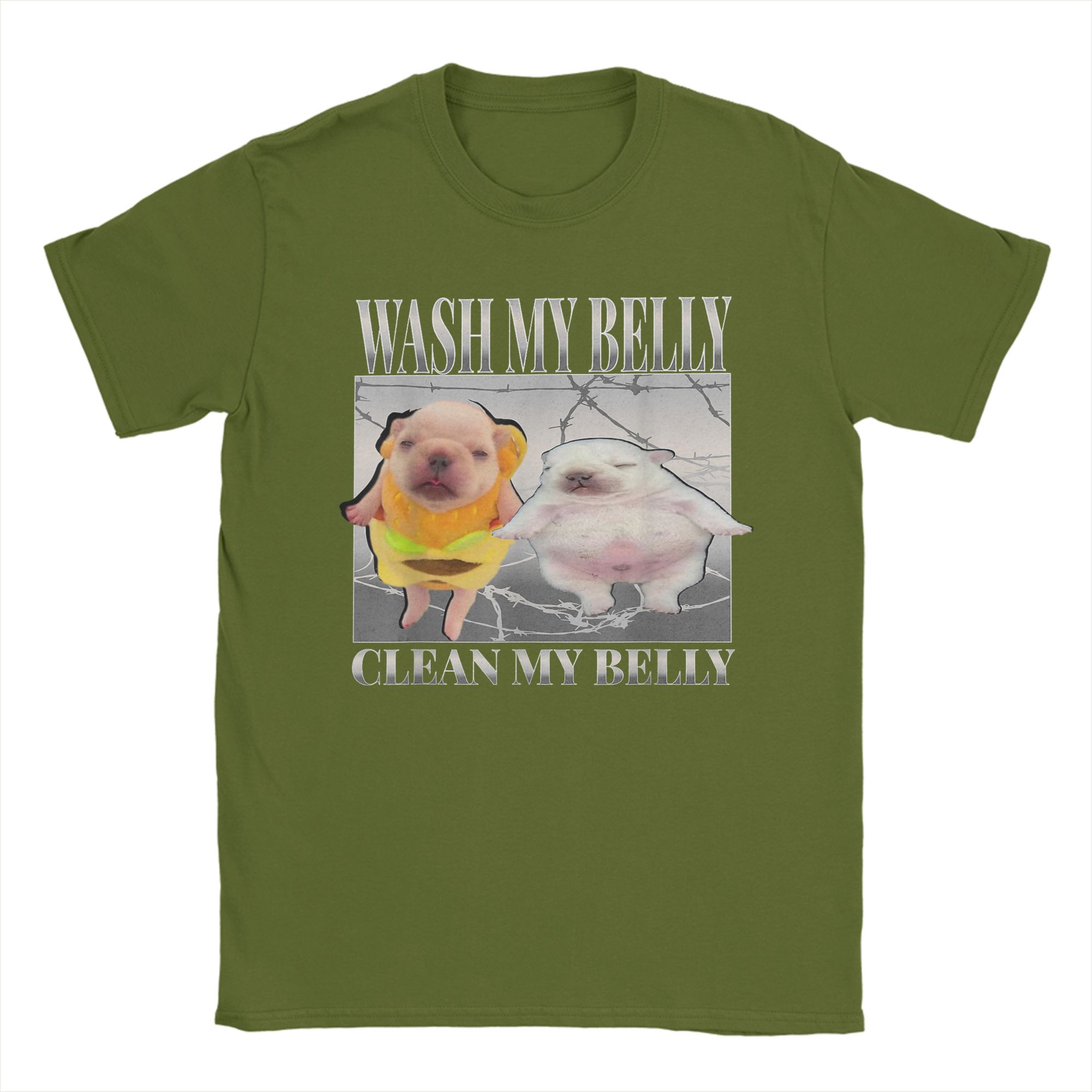 

Funny pibble Meme wash My Belly Clean My Belly Meme T Shirts Funny Tee Shirt Short Sleeve Crew Neck T-Shirt Cotton Clothing 4XL