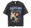 Jujutsu Kaisen Cosplay Anime Tričko T-shirt Spodní tričko Vintage Praná bavlna
