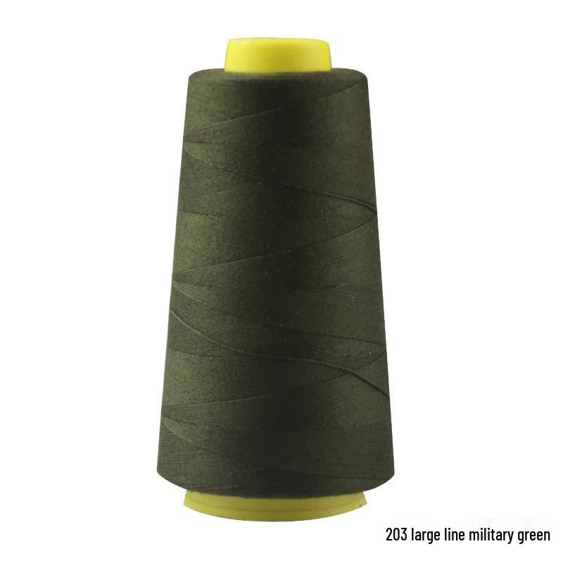 Black and White Thick Denim Sewing Thread Roll for Machine and Hand Sewing