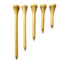 Bamboo Golf Tees 70mm - Natural Wood Color Ball Holder Accessories 83 pcs