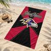 Baltimore Ravens Custom Name Beach towels also serve as bath towels summer essential a musthave for the outdoors the beach and the pool