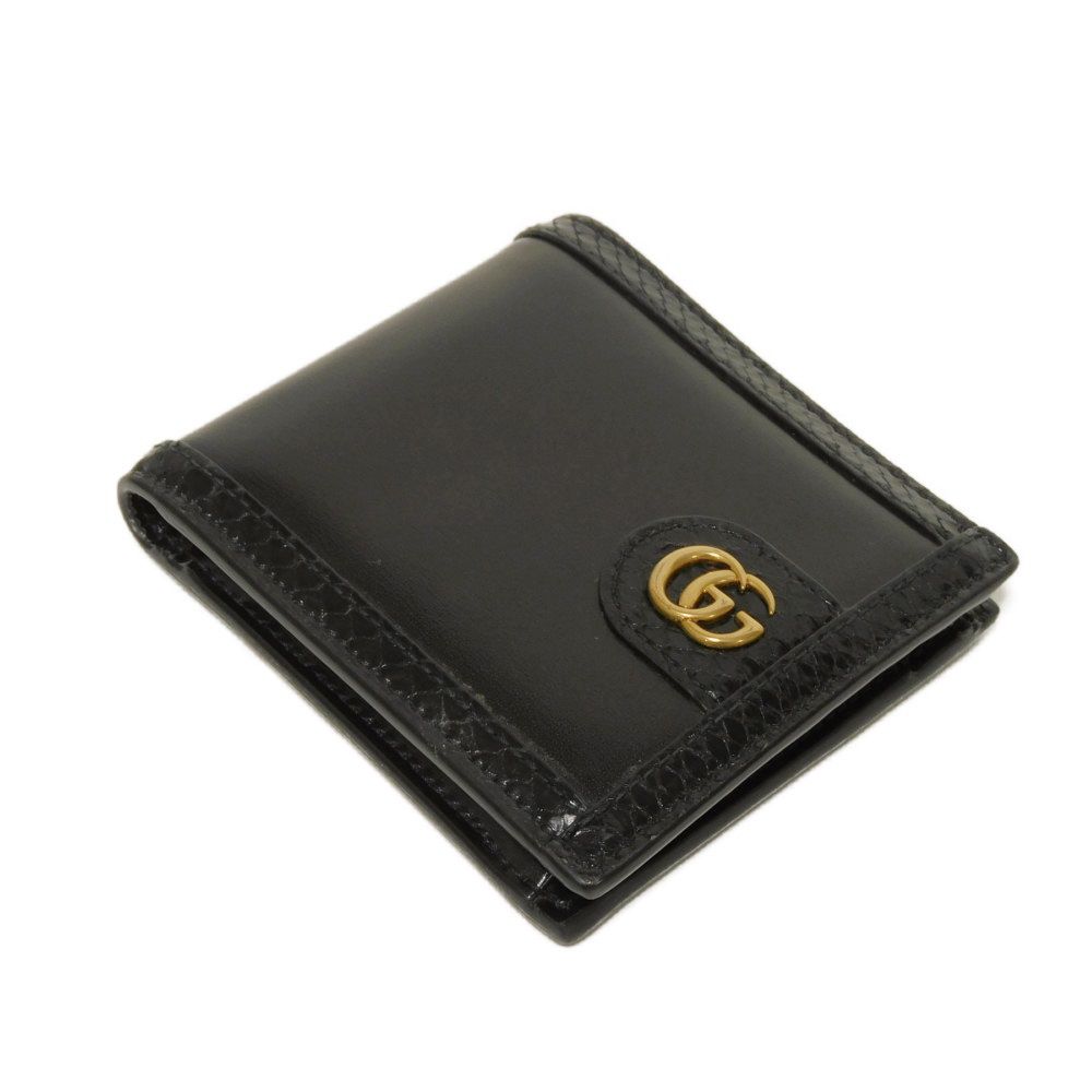 Used Ophidia Coin Wallet 9539 (597609, 10OTT, 1000, 7941) In GG Python Limited Edition Exotic Black. from Japan