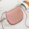 Women's bag  new Japanese and Korean style fashion simple shoulder saddle bag small fresh mobile phone change shoulder