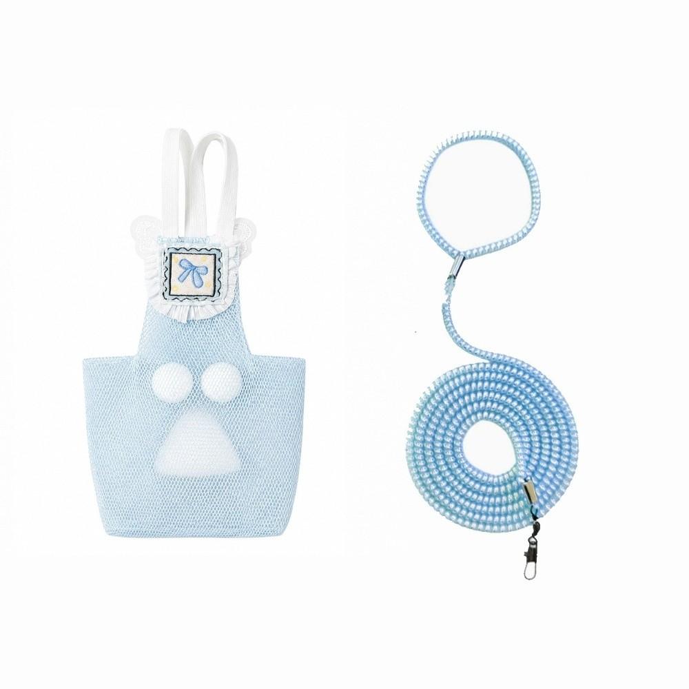 Escape-Proof Bird Traction Rope Snap-Closure Parrot Flying Clothes Parrot Diaper Pigeons M синий